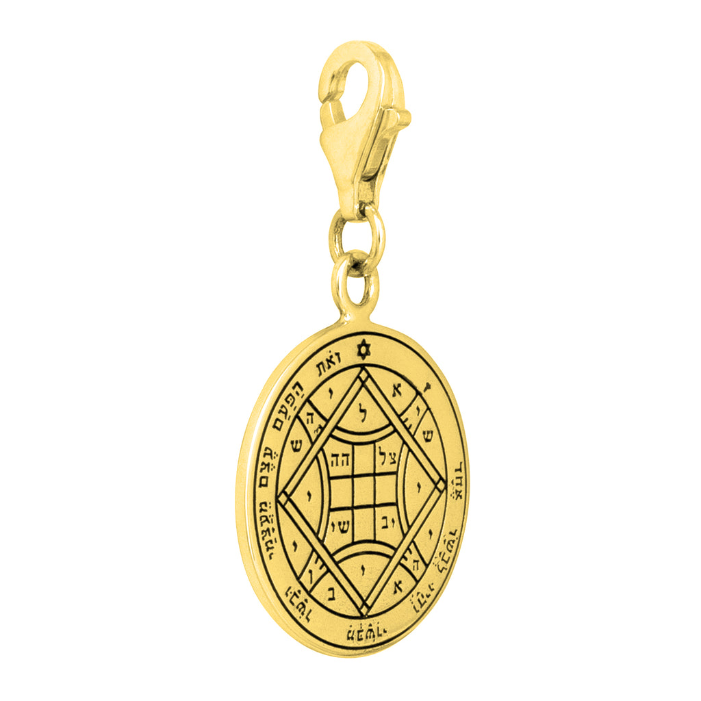 Love Seal Pentacle King Solomon Wisdom Pendant Amulet Talisman Silver 925 Ø 0,6"