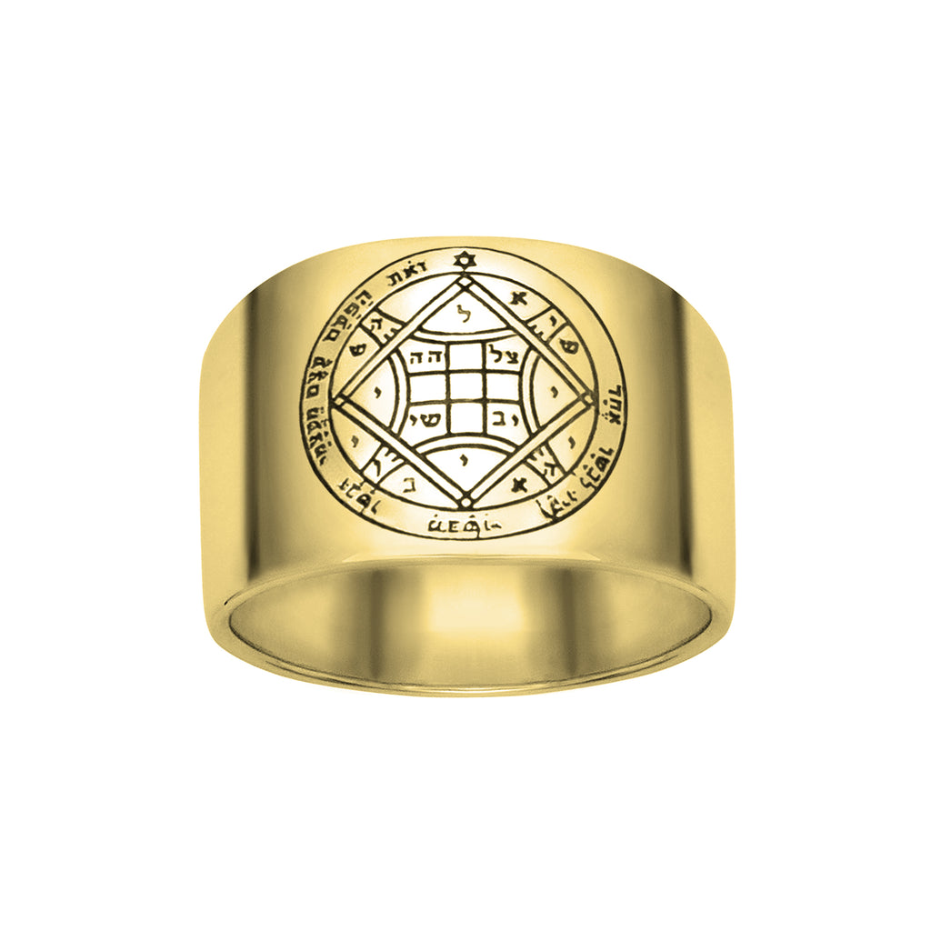 Love Seal Kabbalah Pentacle King Solomon Ring Amulet Silver 925 (6-13 sizes)