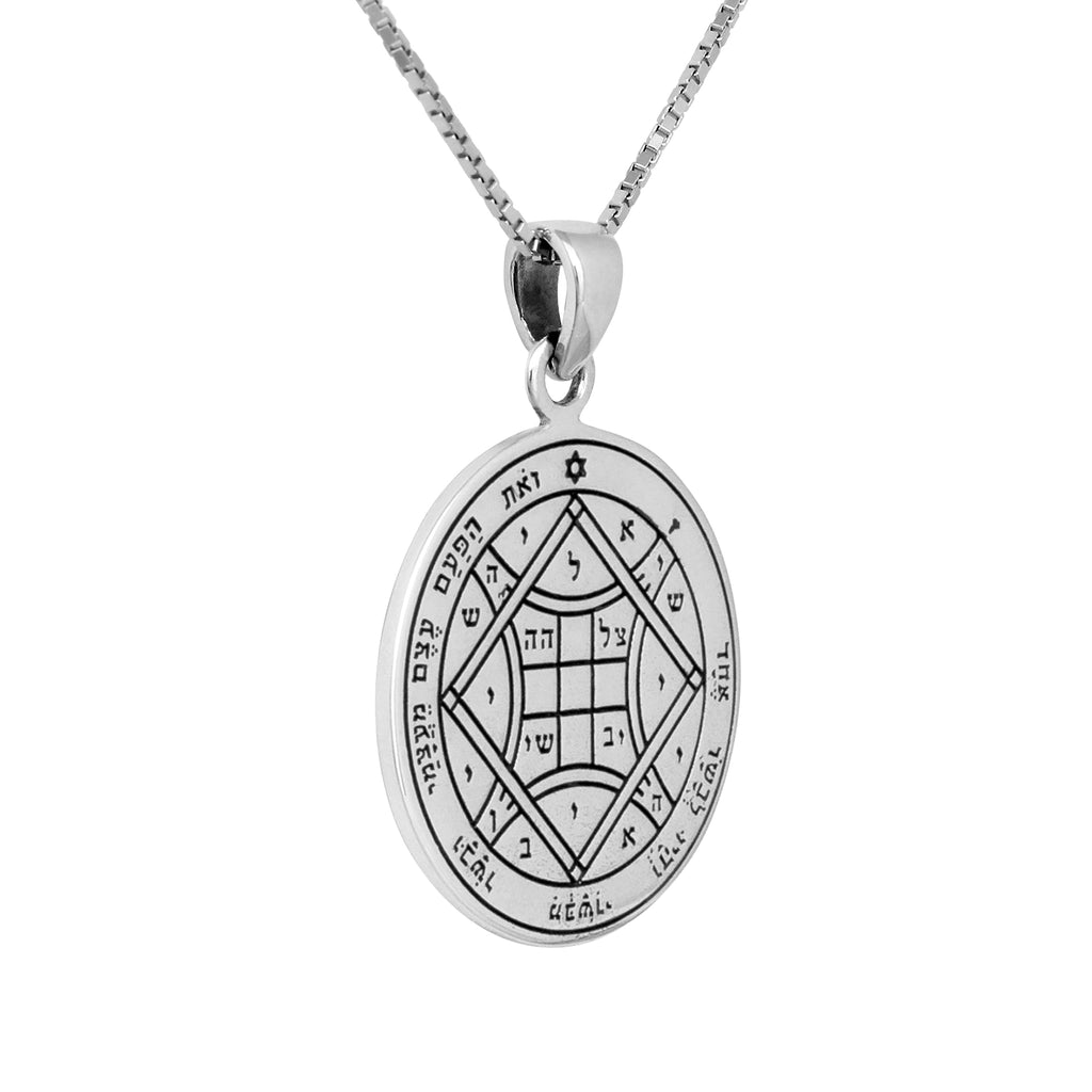 King Solomon Seal of Love Fouth Seal of Venus Pendant Amulet Talisman Silver 925