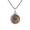 Image of Pendant Amulet Silver 925 Jewelry Kabbalah Medallion Tikkun Haklali Psalms