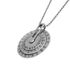Image of Amulet of Kabbalah of King Solomon 72 names of God. Spinning Pendant, 925 Sterling Silver