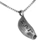 Image of Pendant of Divine Protection from the Evil Eye, Amulet of Kabbalah in Silver 925