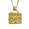 Image of Rasiel the Angel's Success Amulet Pentacle King Solomon Talisman Silver 925 - Holy Land Store