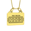 Image of The Code of Moses Amulet Kabbalah Pentacle Silver 925 King Solomon Jewelry