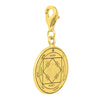 Image of Kabbalah Pendante Victorious Seal Pentacle King Solomon Amulet Silver 925 Ø 0.6"