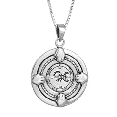 Recuperation Seal Fifth Pentacle of Mars King Solomon Amulet Pendant Silver 925