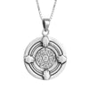 Image of Pendant Seventh Pentacle of Mars Guardian & Protection Seal of King Solomon Amulet Silver 925