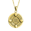 Image of King Solomon Seal Livelihood Pendant Amulet Second Pentacle of Saturn, Silver 925