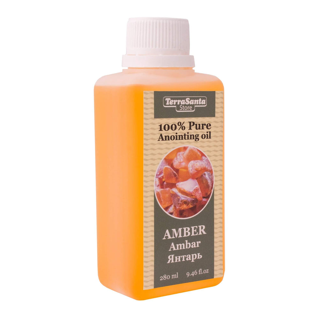 Amber Anointing Oil Natural Fragrance by Terra Santa (280 ml)