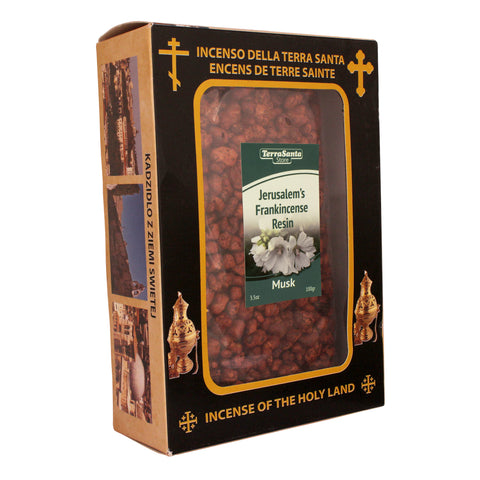 Musk Frankincense Aromatic Resin from Holy Land Jerusalem, Israel Box 17,6 oz (500 gr)