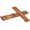 Image of Crucifixes & Crosses - Wall Cross Hand Made With A Lord's Prayer Of Olive Wood Holy Land 18"/45 Cm