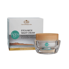 Derma Age Collagen Eye & Neck Cream Night for Facial Dead Sea C&B 1.7fl.oz/50 ml