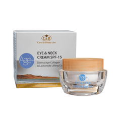 Derma Age Collagen Eye & Neck Cream Spf15 for Facial Dead Sea C&B 1.7fl.oz/50 ml
