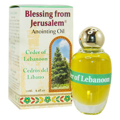 Authentic Anointing Oil Cedar of Lebanon by Ein Gedi Blessed from Jerusalem 0,4fl.oz/12 ml