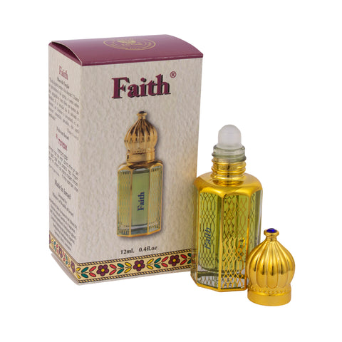 Consecrated Faith Anointing Oil by Ein Gedi Holy Aromatic Prayer Bible from Holy Land Jerusalem Spiritual Roll-on Applicator Octagonal Glass bottle for Prayers-1
