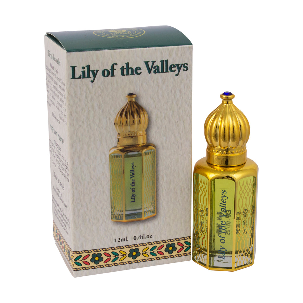 Lily of the Valleys Anointing Oil by Ein Gedi Aromatic Prayer Consecrated Bible from Holy Land