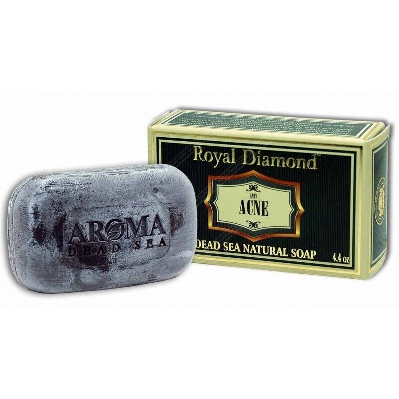 Natural Black Mud Anti Acne AromaDeadSea Royal Diamond Natural  4.4fl.oz(125 gr)-1