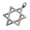 Image of Pendant - Silver 925 Jewish Magen David Pendant Necklace Star Of David Hand Made 0.9"