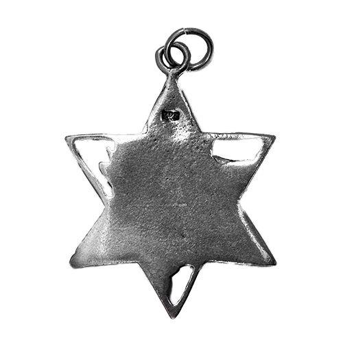 Pendant - Silver 925 Jewish Magen David Pendant Necklace Star Of David Hand Made Israel