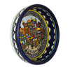 Image of Armenian Ceramic Decorative Ashtray Jerusalem (3.94x1.18 inch)