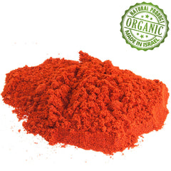 Organic Spice Powder Ground Red Chili Hot Pepper Pure Kosher Israel Seasoning 100-1900 gr