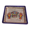 Image of Armenian Ceramic Tray Tabgha Décor Loaves and Fish Mosaic Colourful