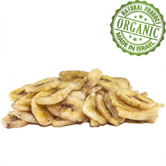 Organic Premium Dried Bananas Slices Pure Kosher Natural Israeli Dry Fruit