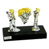 Image of Meraglim Replica of Biblical Figurine The Spies Silver Plated 925 w/ Grapes 2.4"