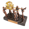 Image of Table Jewish Figurine Ark of the Covenant with Carriers Statue Sculpture