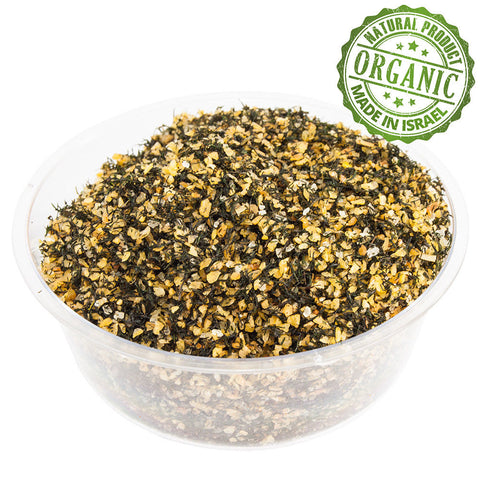 Organic Spice Mix GARLIC DILL Ground Blend Kosher Pure Israel Seasoning 100-1900 gr