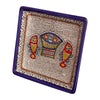 Image of Armenian Ceramic Tray Tabgha Décor Loaves and Fish Mosaic Colourful-1