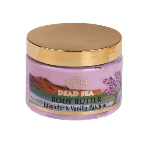 Body Butter Lavender & Vanilla Patchouli Vitamins by Dead Sea Minerals C&B 300ml