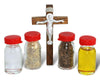 Image of Blessing Set Holy Oil From Holy Land Pure Water Earth Insence Cross 4.7oz/134gr