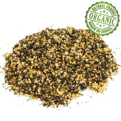 Organic Spice Mix GARLIC DILL Ground Blend Kosher Pure Israel Seasoning 100-1900 gr
