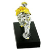Image of Meraglim Replica of Biblical Figurine The Spies Silver Plated 925 w/ Grapes 2.4"