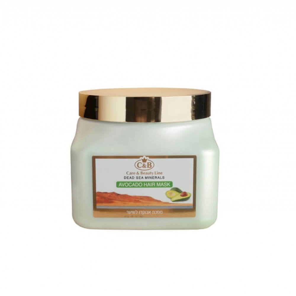 Avocado Mask for Dry Hair with Oils by Dead Sea Minerals C&B 500ml