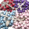 Image of Multicolored Scented Rosary Beads