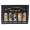 Image of Mix of 5 Myrrh Rose Nard Jasmine Amber Anointing Oils roll-on 5 x 10ml Holy Land