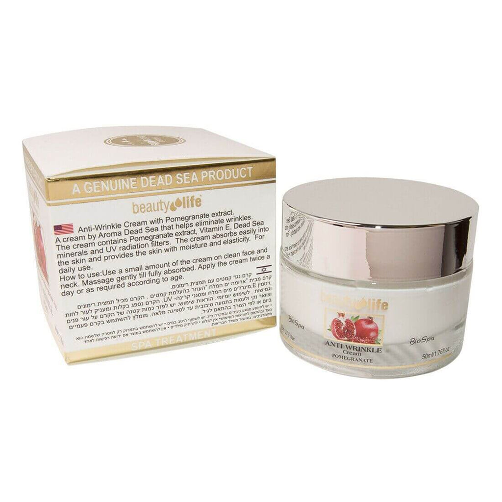 Anti Wrinkle Cream w/Natural Pomegranate & UV Filter Beauty Life 1,75 fl.oz (50ml)