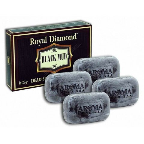 Anti-Acne Natural Black Mud Soap Set from Aroma Dead Sea Mineral