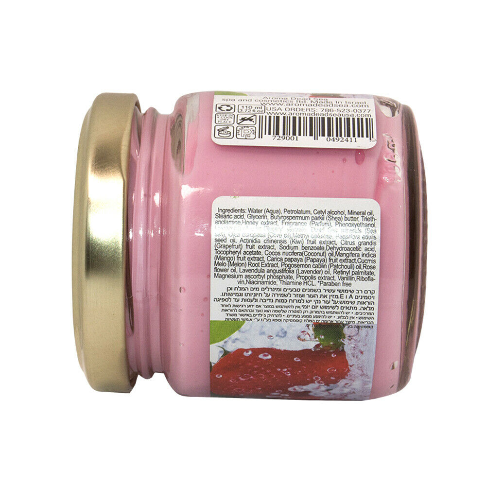 Multi Use Strawberry Moisturizer Cream Aroma Dead Sea Minerals 3,38 fl.oz (100 ml)