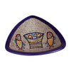 Image of Rounded Triangle Decorative Bowl Tabgha Armenian Ceramic Colorful-2