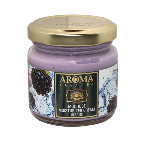 Multi Use Blackberry Moisturizer Cream Aroma Dead Sea Minerals 3,38 fl.oz (100 ml)