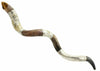 Image of Silver Plated Kudu Yemenite Kosher Shofar Blowing The 122cm-127cm Israel