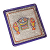 Image of Armenian Ceramic Tray Tabgha Décor Loaves and Fish Mosaic Colourful-2