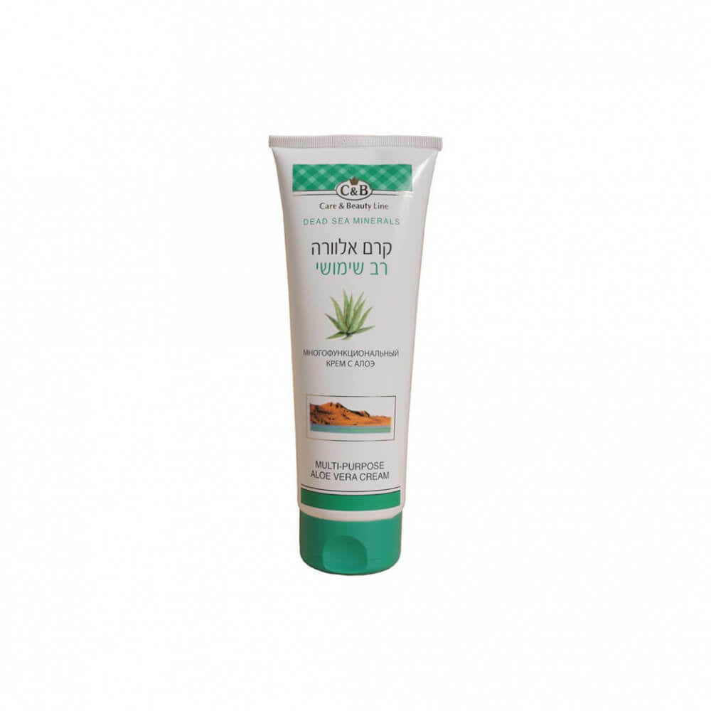 Aloe Vera Multi- Purpose Body Cream Moisturizes by Dead Sea Minerals C&B 250ml