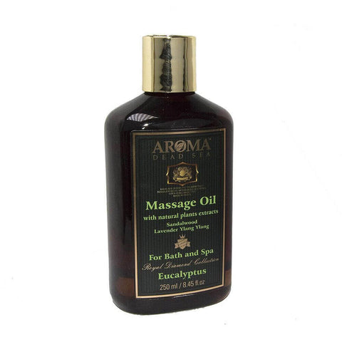 100% Natural Body & Massage Oil Eucalyptus Aroma Dead Sea Minerals 8,4 fl.oz (250 ml)